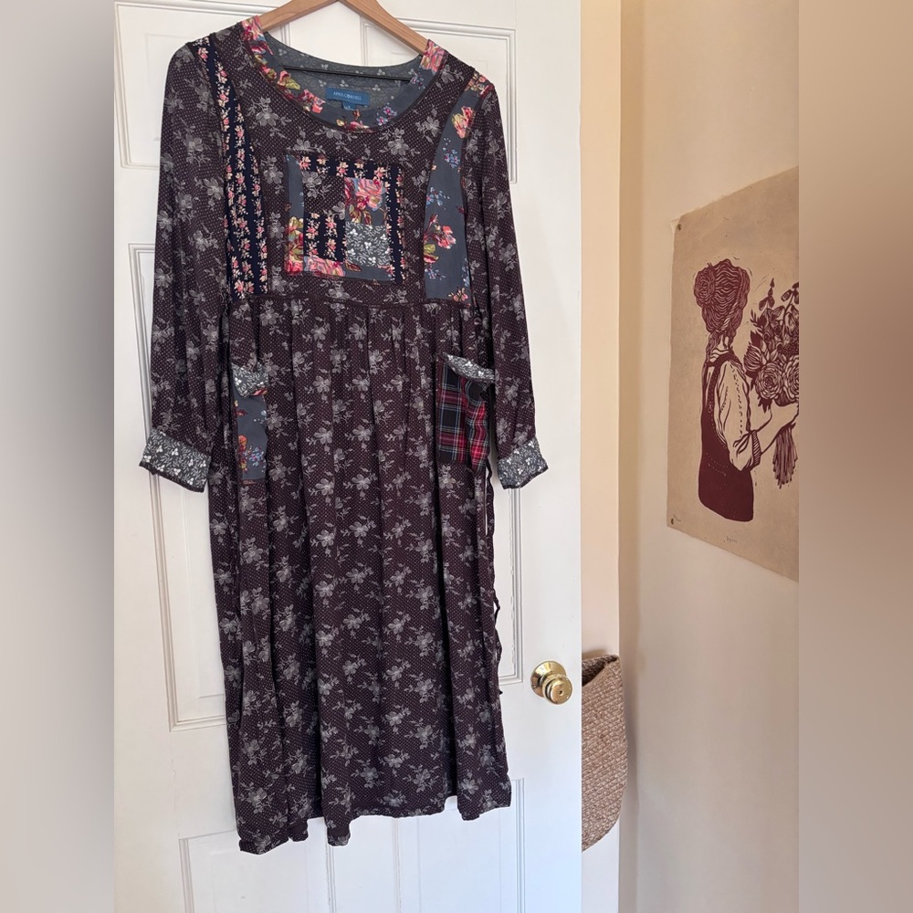 April Cornell patchwork Dress